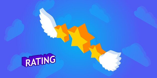 Clasificación icono de diseño isométrico Vector web ilustración 3d concepto colorido