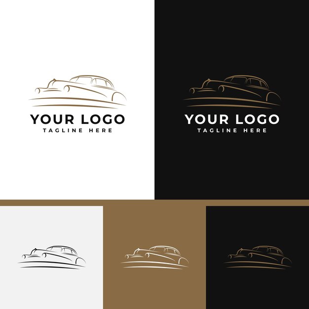 Classic Car Logo Design Template