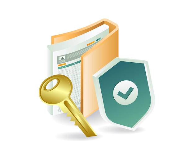 Clave de seguridad de datos y escudo
