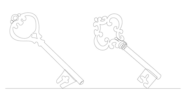 Claves para el esquema de dibujo de una línea del castillo