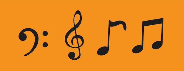 Claves musicales y notas musicales