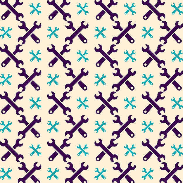 Clavijas formas geométricas patrón sin costura de moda diseño colorido hermosa ilustración vectorial