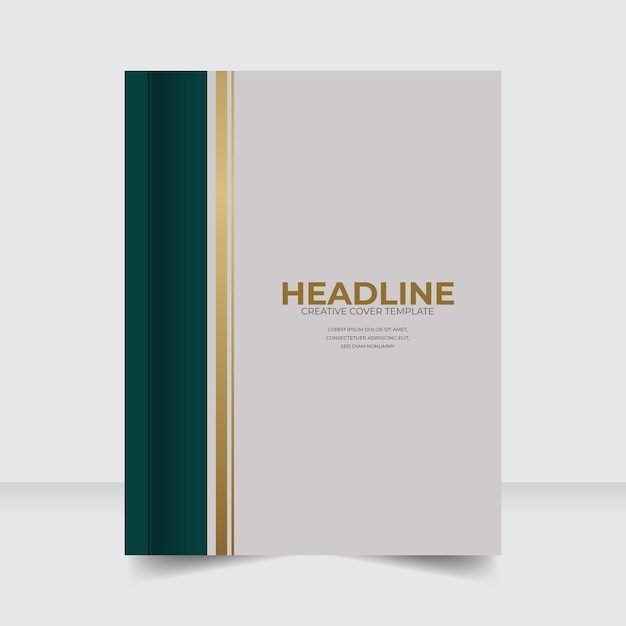 Clean and Colorful Annual Business Book Layout Design Bright and Professional Company Report Cover