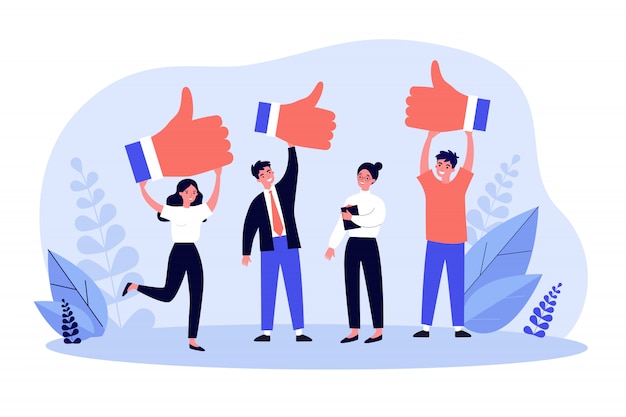 Clientes satisfechos con comentarios positivos sobre la calidad del producto