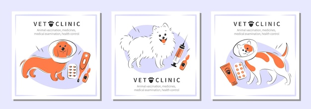Clínica o hospital veterinario para animales vacunación de animales medicamentos examen médico