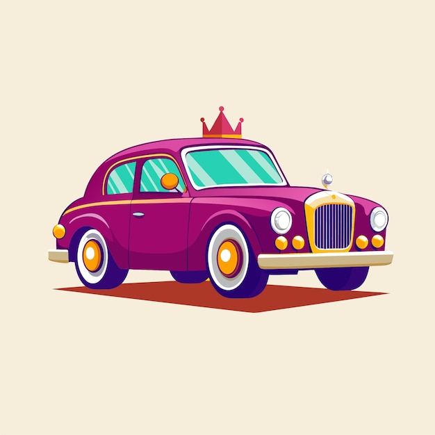 El clip art de la ilustración de majestic car