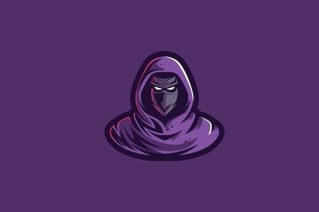 Clip art de Purple Assasins para el logotipo de esports