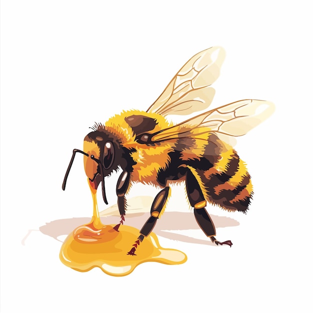 Vector el clipart de la abeja