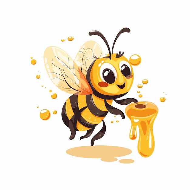 Vector el clipart de la abeja