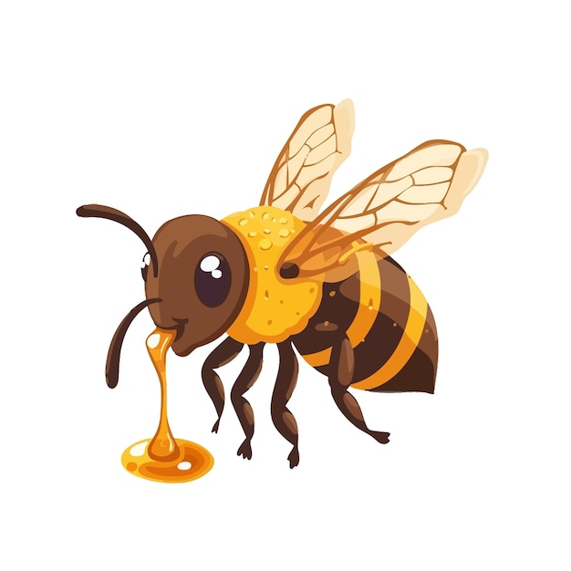 El clipart de la abeja