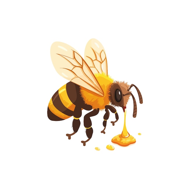 el clipart de la abeja