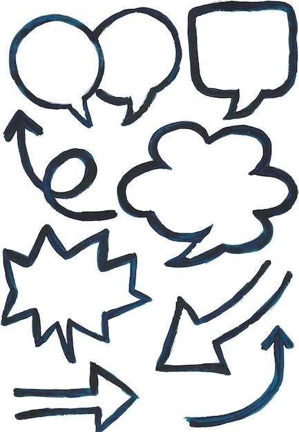 Clipart de acuarela dibujado a mano con fondo blanco aislado