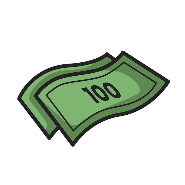 Vector el clipart del dinero verde