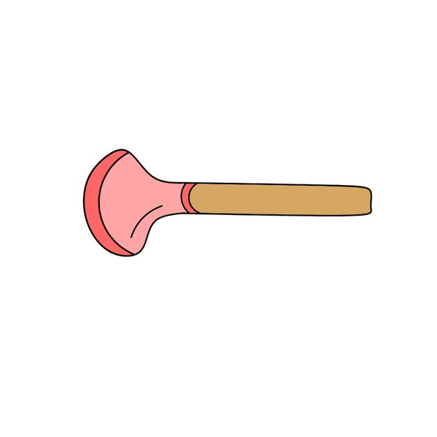 El clipart del émbolo del inodoro