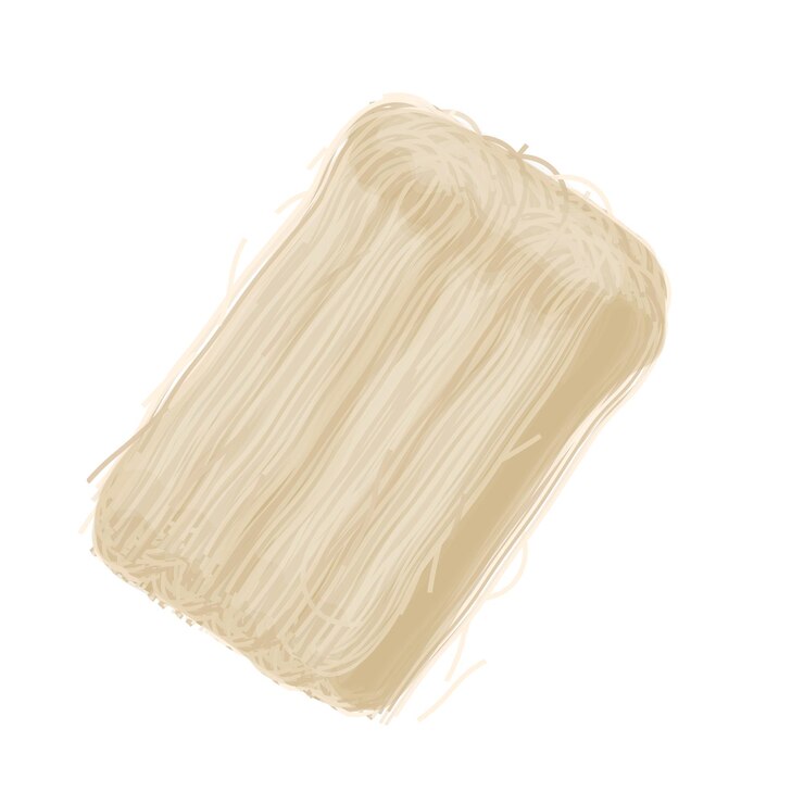 Clipart fideos de arroz secos, arroz vermicelli o palitos de arroz o fideos de bihun