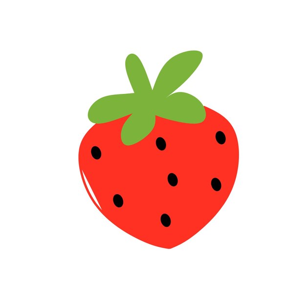 El clipart de las fresas