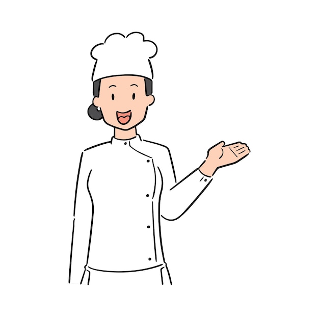 clipart, gráfico, ilustración, panadero, comida, cocina