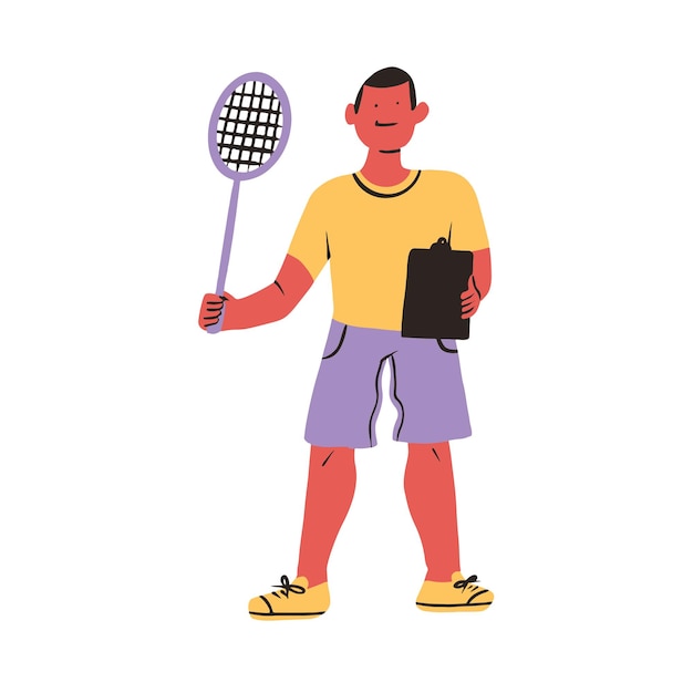 clipart, ilustración, gráfico, bádminton