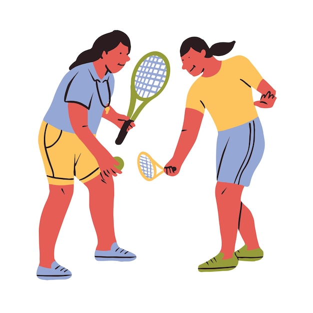 Vector clipart, ilustración, gráfico, bádminton