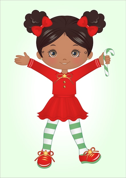 Clipart de navidad de niña