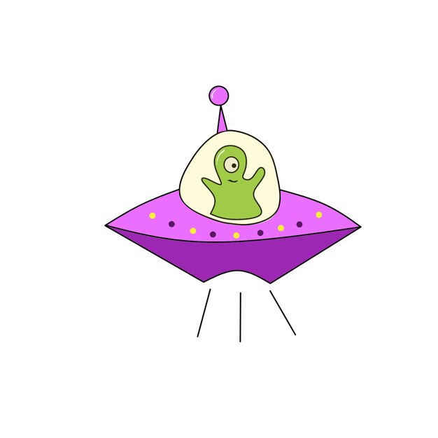 El clipart de los OVNIs