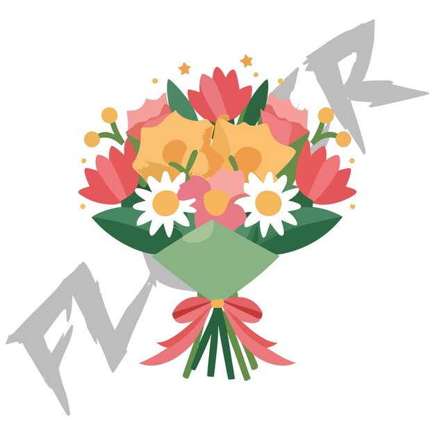 Clipart ramos vectoriales de flores elementos de flores vectoriales concepto de boda arreglos florales de flores