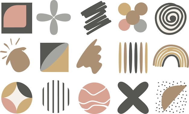 Clipart vectorial abstracto Ilustraciones abstractas