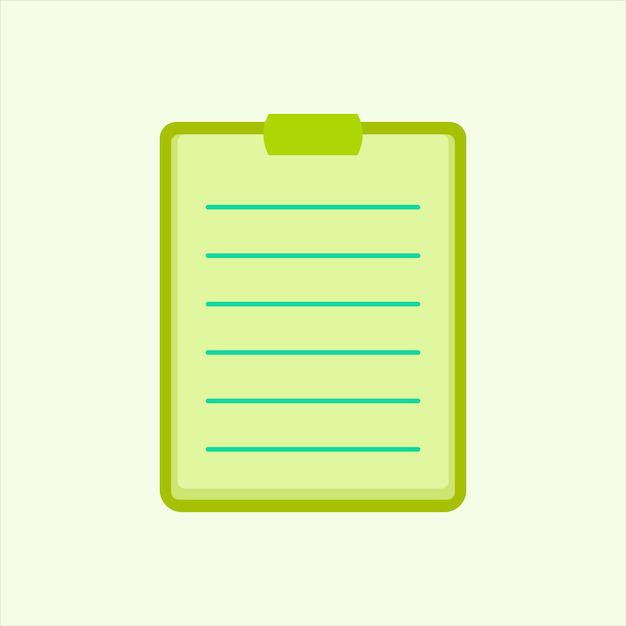 Clipboard icon icon related to design elements suitable for web site app user interfaceselement printable etc flat icon style simple vector design editable