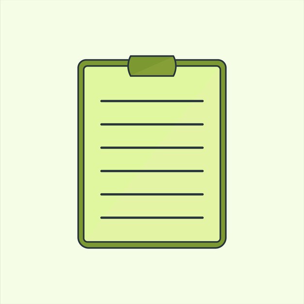 Clipboard icon icon related to design elements suitable for web site app user interfaceselement printable etc flat icon style simple vector design editable