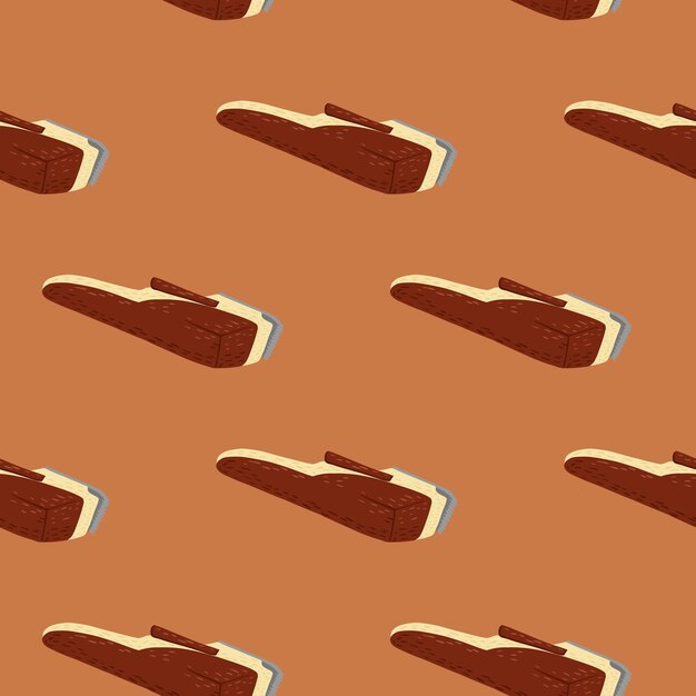 Clippers de patrones sin fisuras en elementos de peluquería Vintage en estilo doodle Textura repetida dibujada a mano para papel tapiz de tela papel de regalo de impresión textil Ilustración vectorial