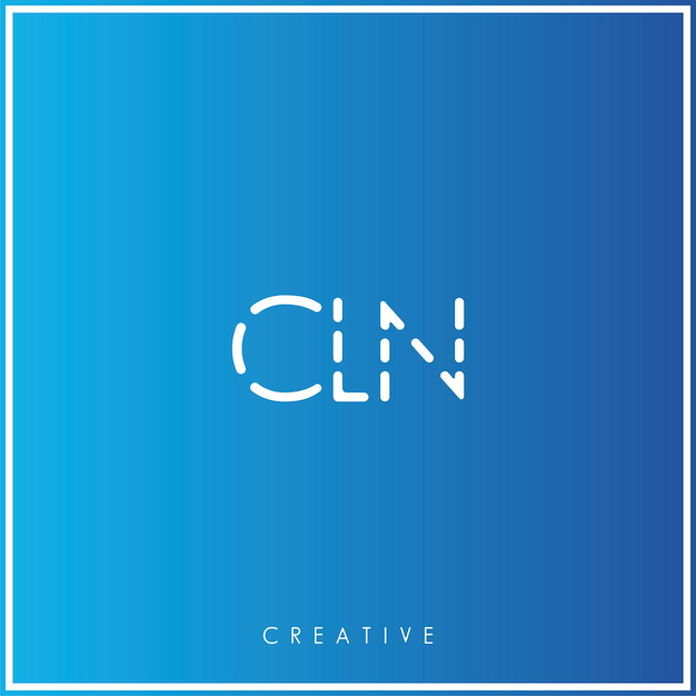 CLN Premium Vector último diseño de logotipo Diseño creativo de logotipo Ilustración vectorial Logotipo mínimo Monograma