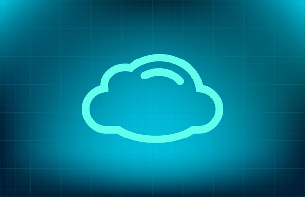 Cloud rain sun weather symbol Vector icon