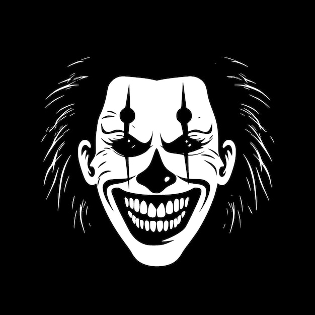 Vector clown logo vectorial de alta calidad ilustración vectorial ideal para gráficos de camisetas