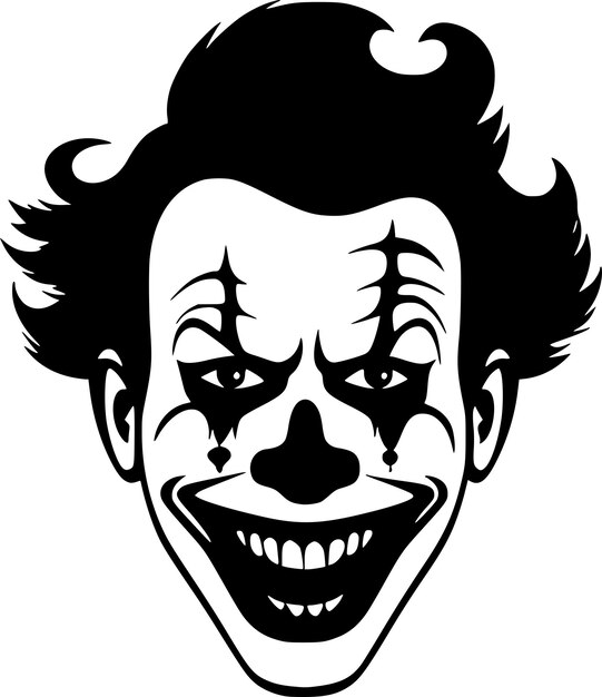 Vector clown logo vectorial de alta calidad ilustración vectorial ideal para gráficos de camisetas