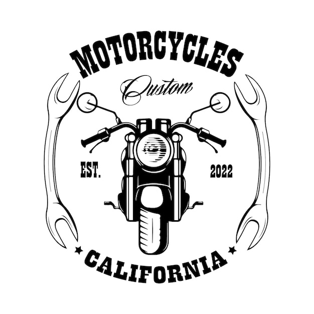 Club de motocicletas, plantillas de logotipos retro, Super Motoclub Vintage Badges Vecto.