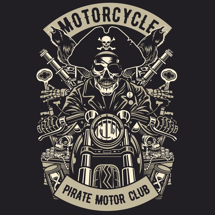 Club de motos piratas