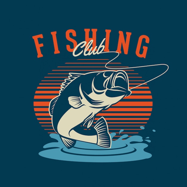 Vector club de pesca
