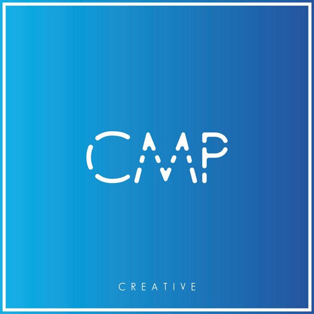 CMR Premium Vector último diseño de logotipo diseño creativo de logotipo vector ilustración monograma de logotipo mínimo
