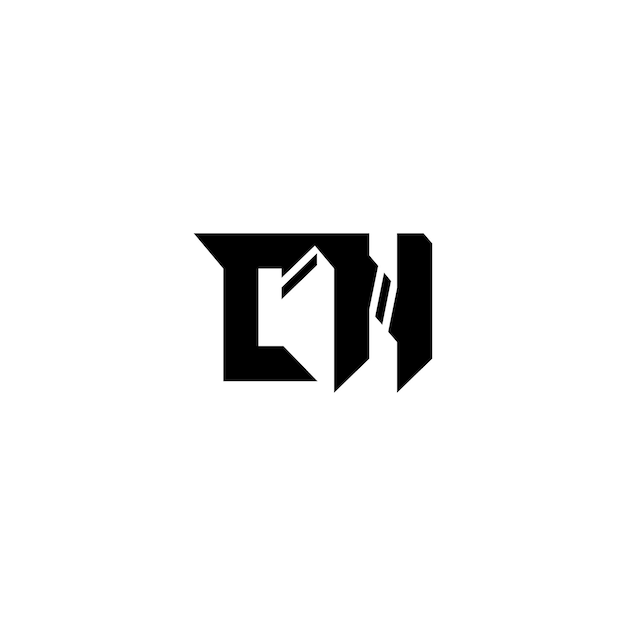 CN monograma logotipo diseño carta texto nombre símbolo monocromo logotipo alfabeto carácter simple logotipo