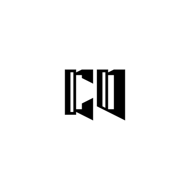 CO monograma diseño de logotipo carta texto nombre símbolo monocromo logotipo alfabeto carácter simple logotipo