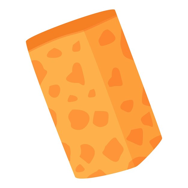 Cocción de pan croutons icono vector de dibujos animados palo tostado