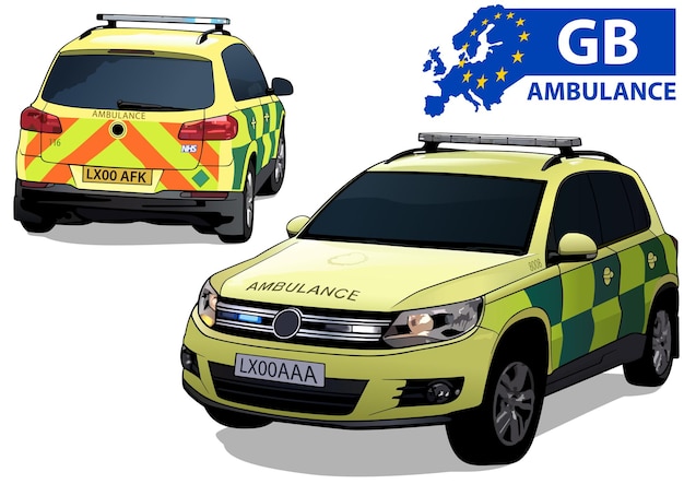 Coche de ambulancia británica