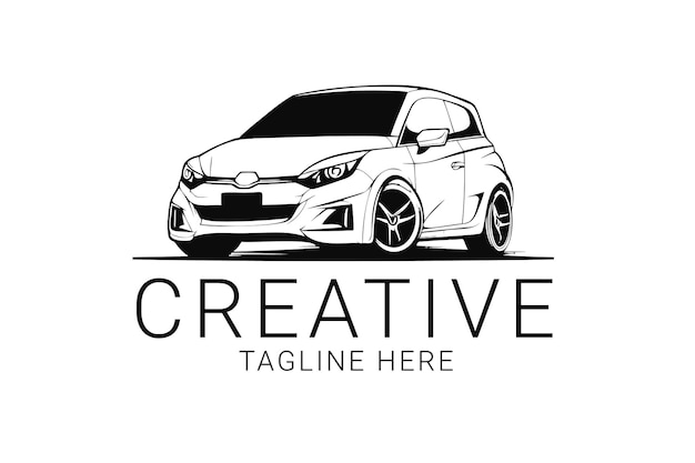 coche automóvil logo vector imagen