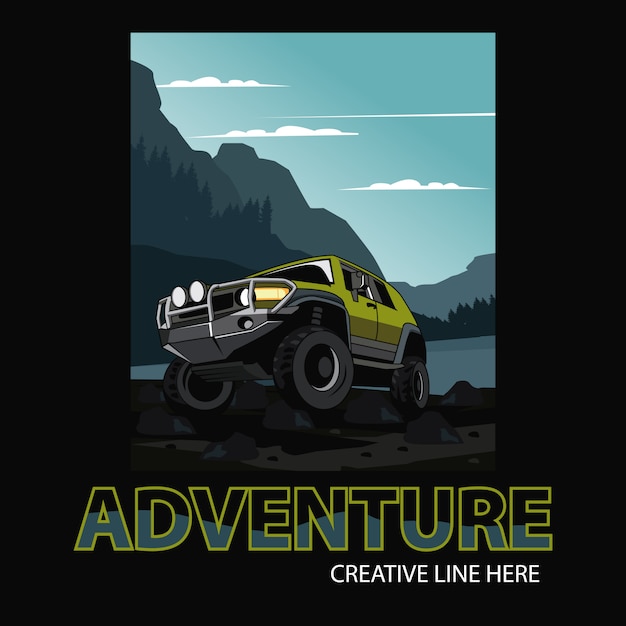 Coche de aventura, extremo salvaje