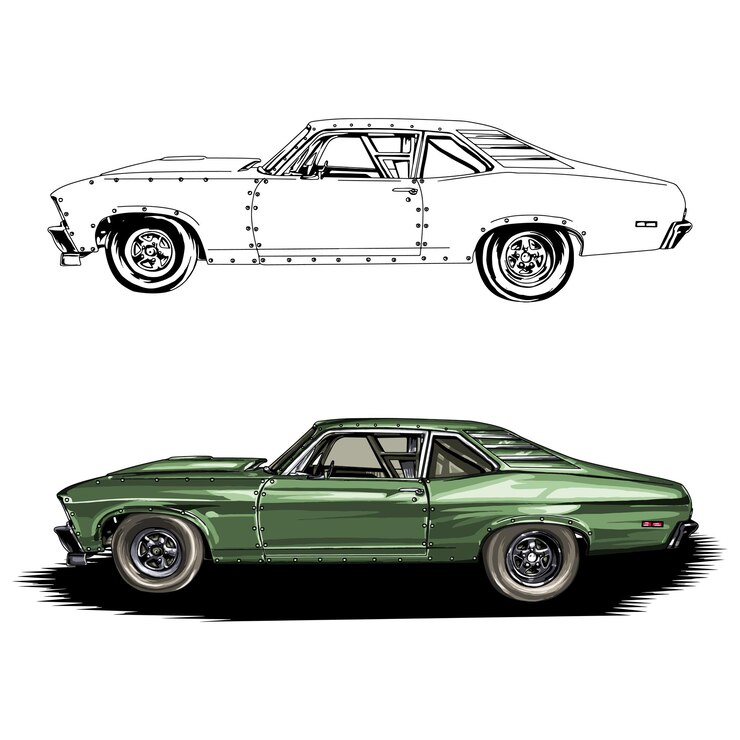 Vector coche de carreras aislado sobre fondo blanco. ilustración vectorial.