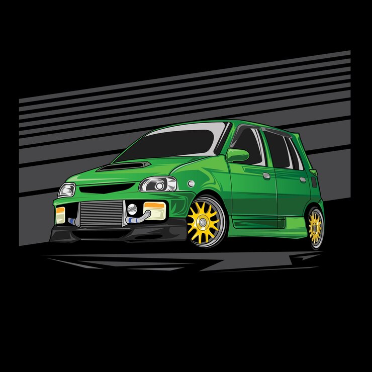 Coche de carreras de diseño vectorial