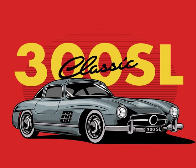 coche clásico gulwing