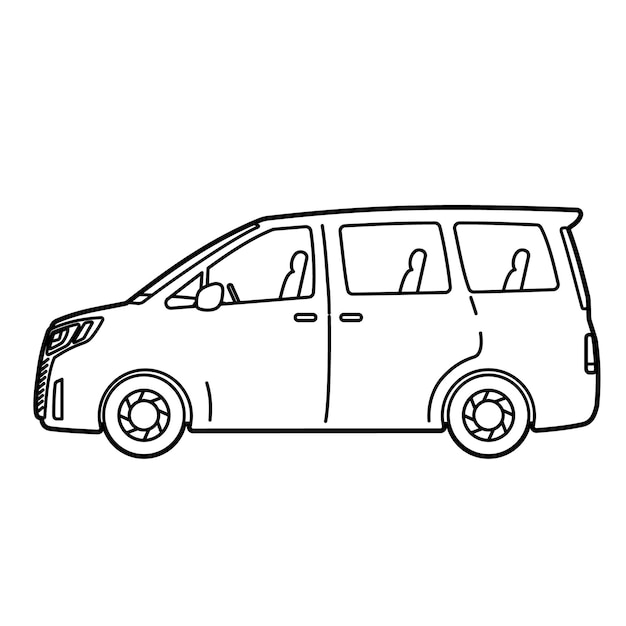 El coche es lindo. La furgoneta es linda.
