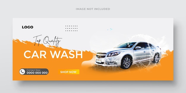 un coche con el nombre "Wash Quote" en la parte delantera