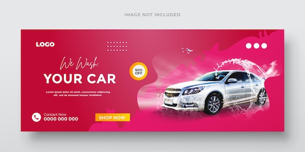 un coche con la palabra coche en la parte delantera de él